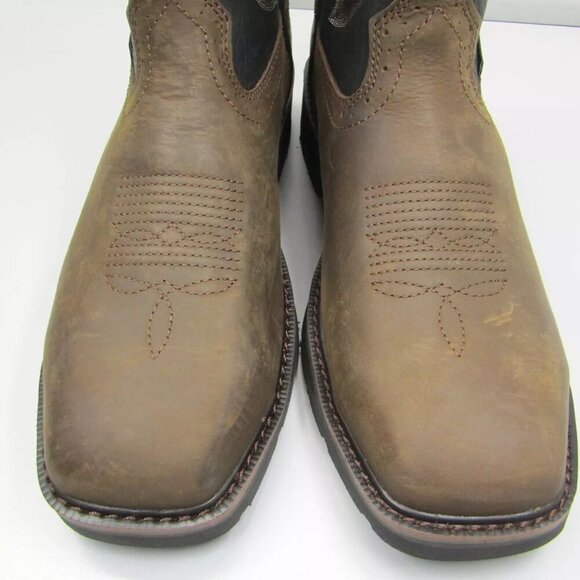 NEW WOLVERINE Mens Wellington Rancher Boots Size 8M Waterproof Steel Toe Pull-On - Picture 5 of 9